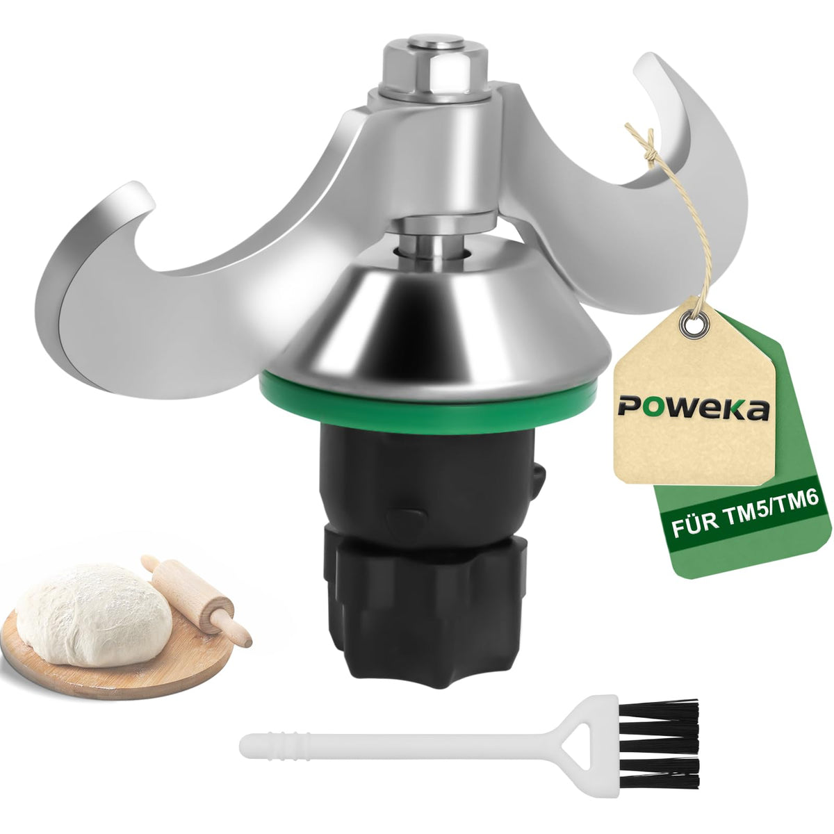 Knet-Teigmischer Ersatzmesser für Thermomix TM7/TM6/TM5, für TM6/TM5
