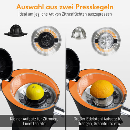 Orangenpresse LBL833, Schwarz - 600w - Inkl. Hebelarm