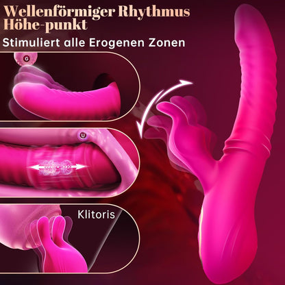 Vibratorenset mit Swing- und Stossfunktion, Rosarot unisize