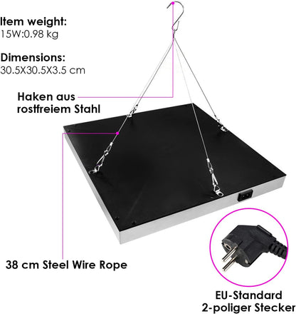 Pflanzenlicht, 1x, 15W