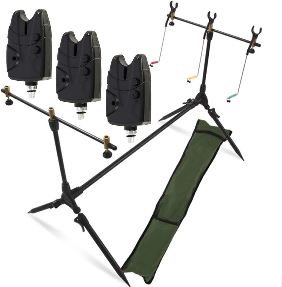 Rod Pod Rutenhalter-Set mit 3 Bissanzeigern