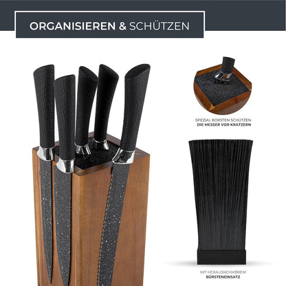 Magnetischer Messerblock, Akazienholz|Messerblock