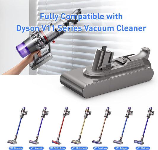 Ersatzakku für Dyson V11/V15 Staubsauger (25,2V 3900mAh)
