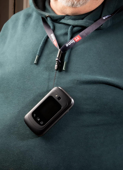 4G Senior Flip Handy mit Notfallhilfe-Taste, solo