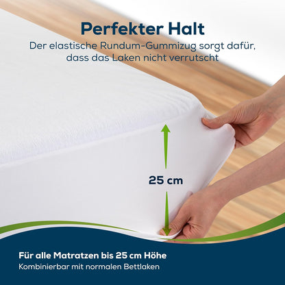 Wasserdichtes Spannbettlaken-Set für Babys, 2 Stück, 50x90 cm, 2, 50 x 90 cm