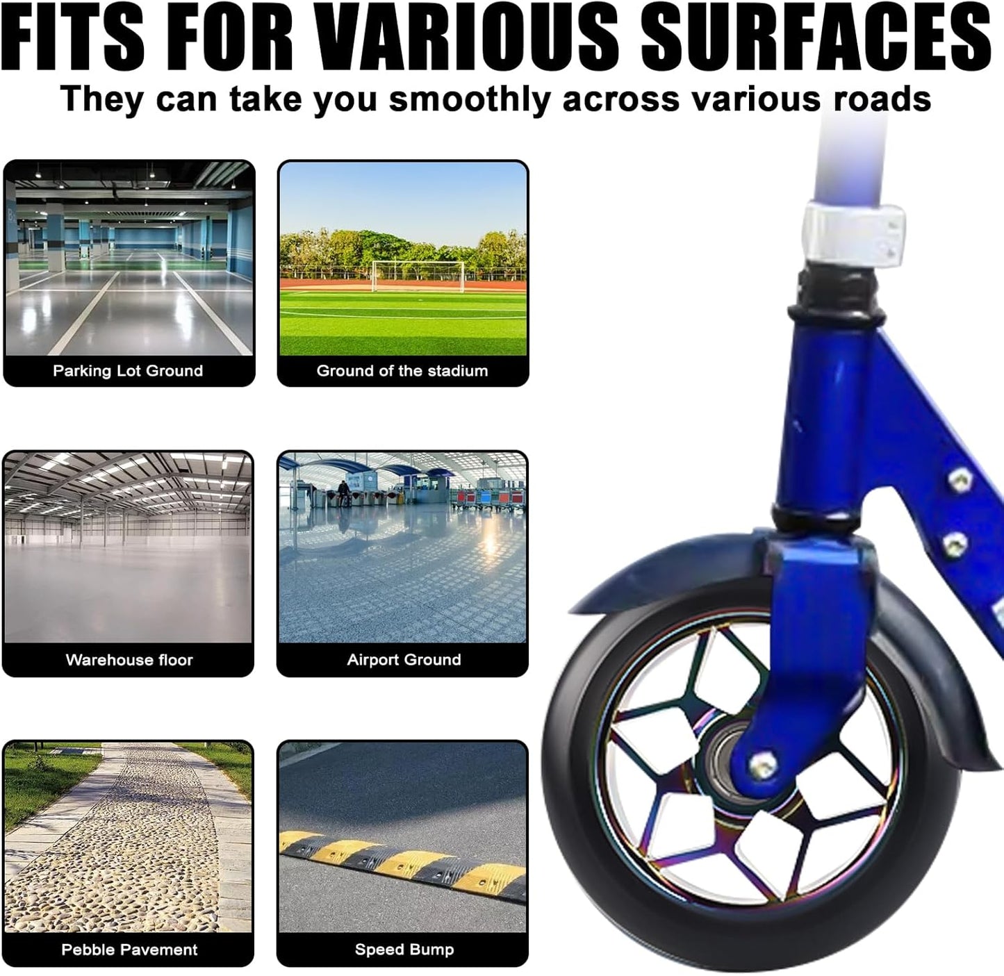 Stunt Scooter Rollen-Set 110 mm, Colorful 110 mm