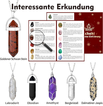 Schmuck-Adventskalender mit Edelsteinen