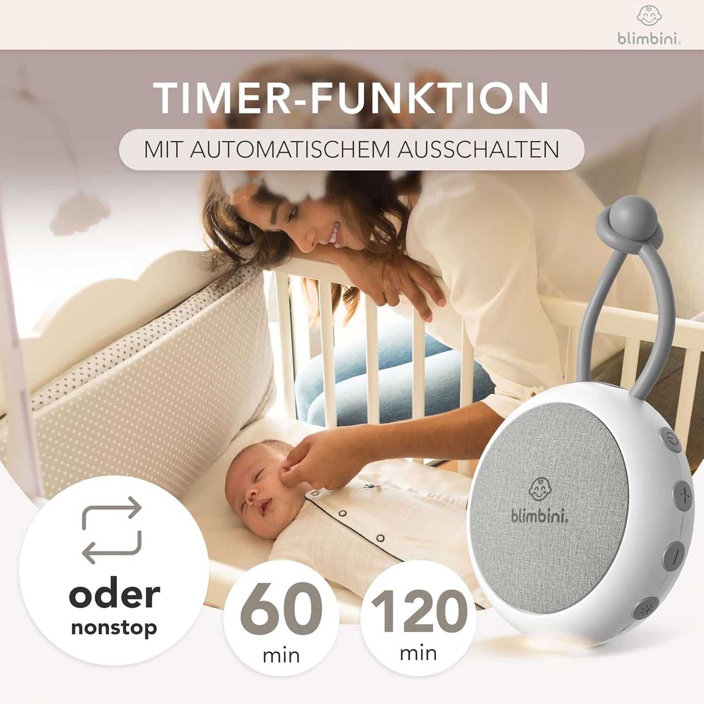 White-Noise-Maschine mit Nachtlicht