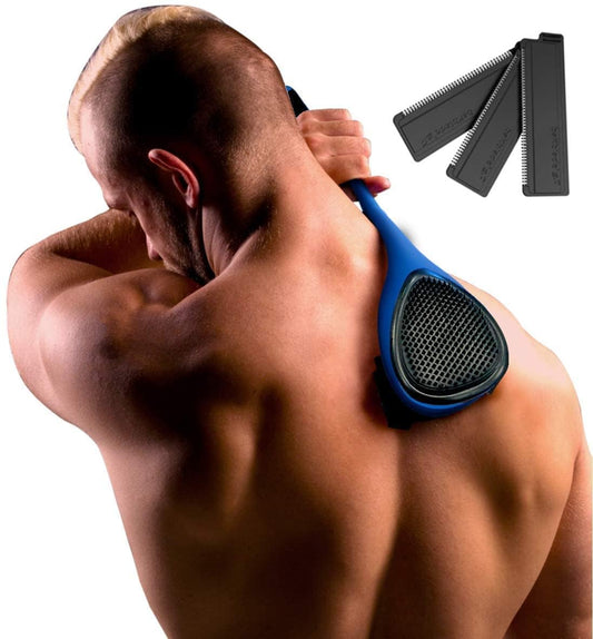 Ergonomischer Rückenrasierer 2.0 Elite mit Ersatzklingen
