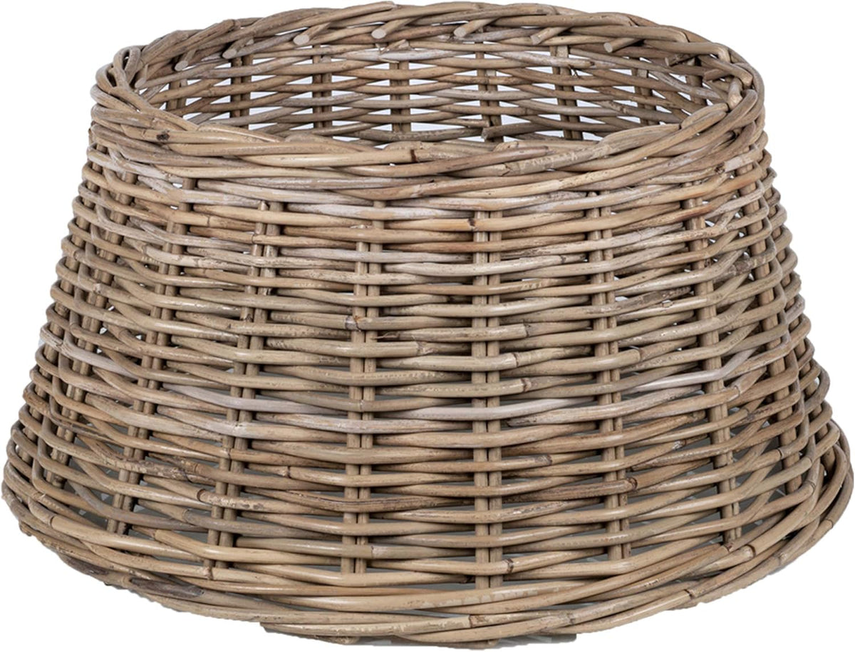 Weihnachtsbaumrock aus Rattan (50 x 26 cm)