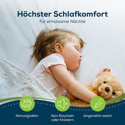2er-Set Matratzenschoner für Babybett, 2 50 x 90 cm