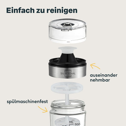 Dressing-Shaker mit Mischeinsatz