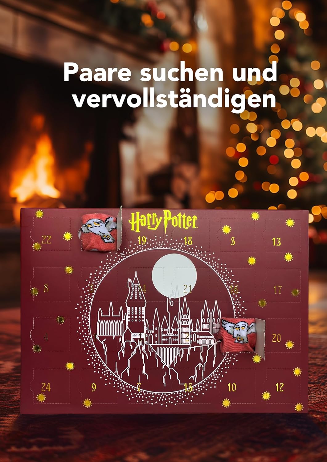 Harry Potter Socken-Adventskalender, 39-42