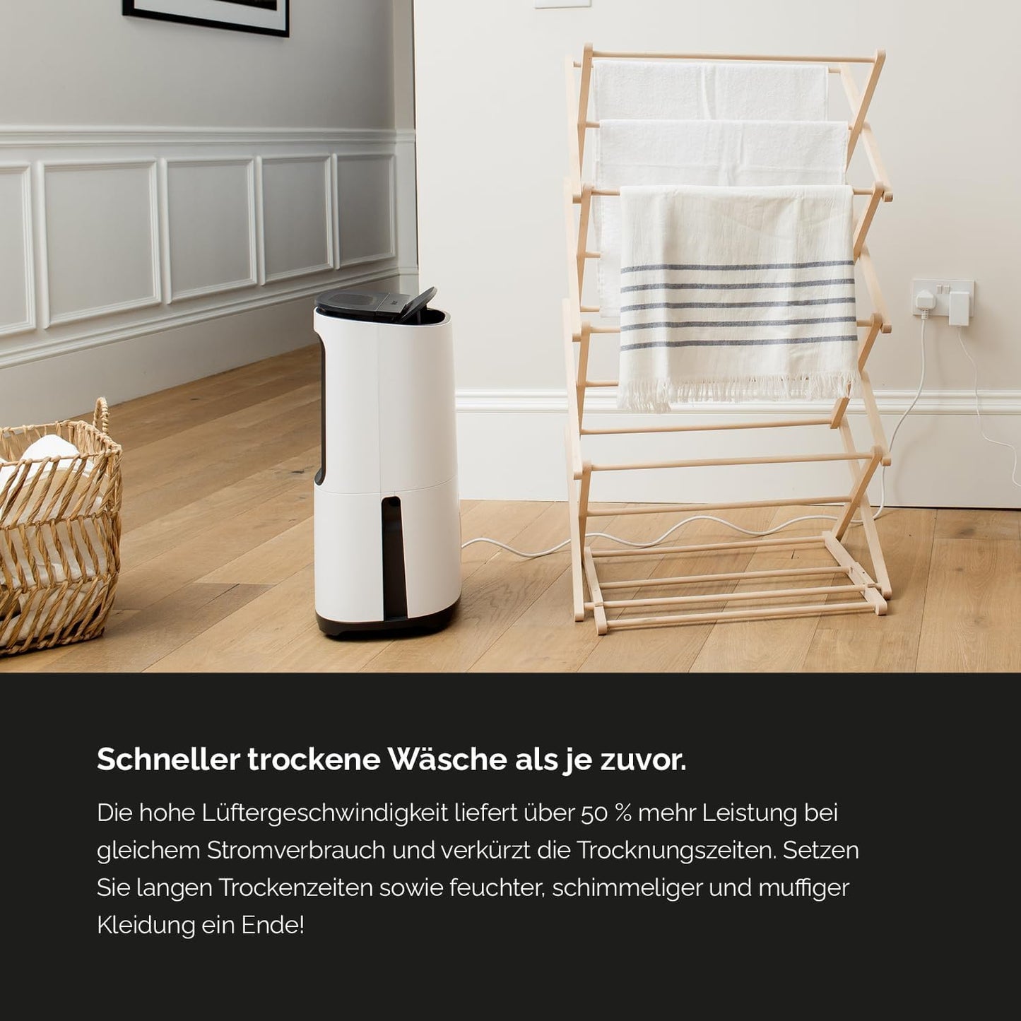 MeacoDry Arete Two Luftentfeuchter, Holzkohle; AreteTwo-12L(WiFi)