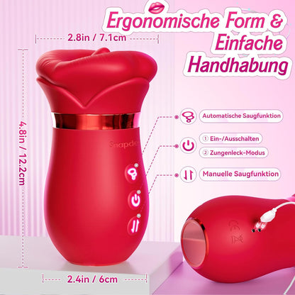 Vibratorenset für Frauen mit KI-App und Leckvibrationen