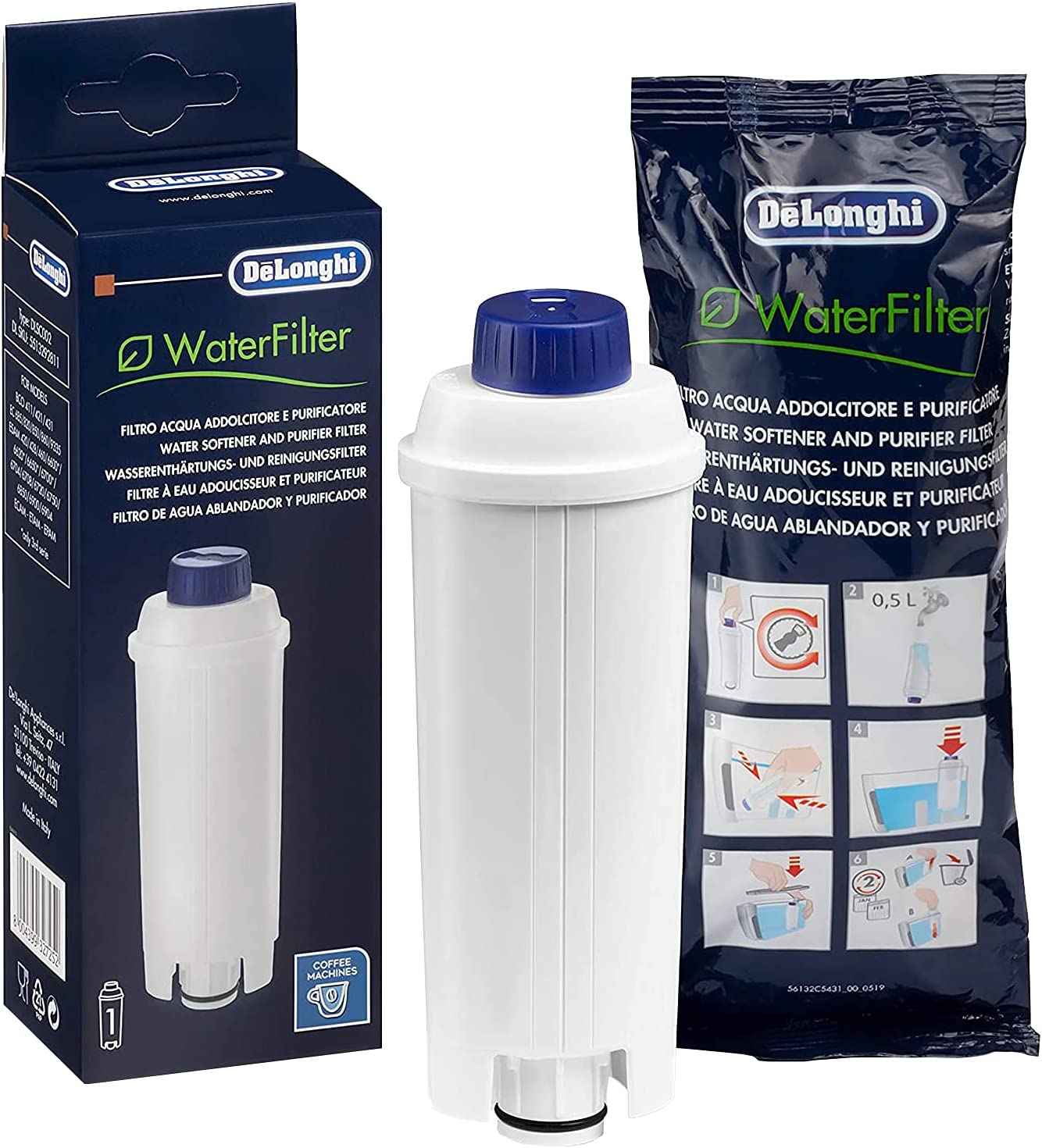 Wasserfilter-Set für Kaffemaschinen