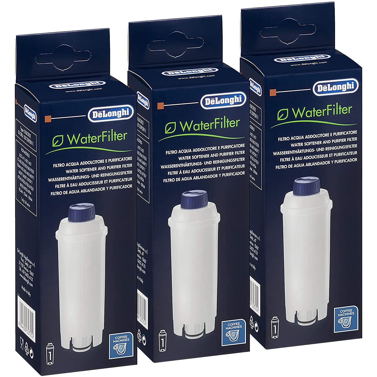 Wasserfilter-Set für Kaffemaschinen