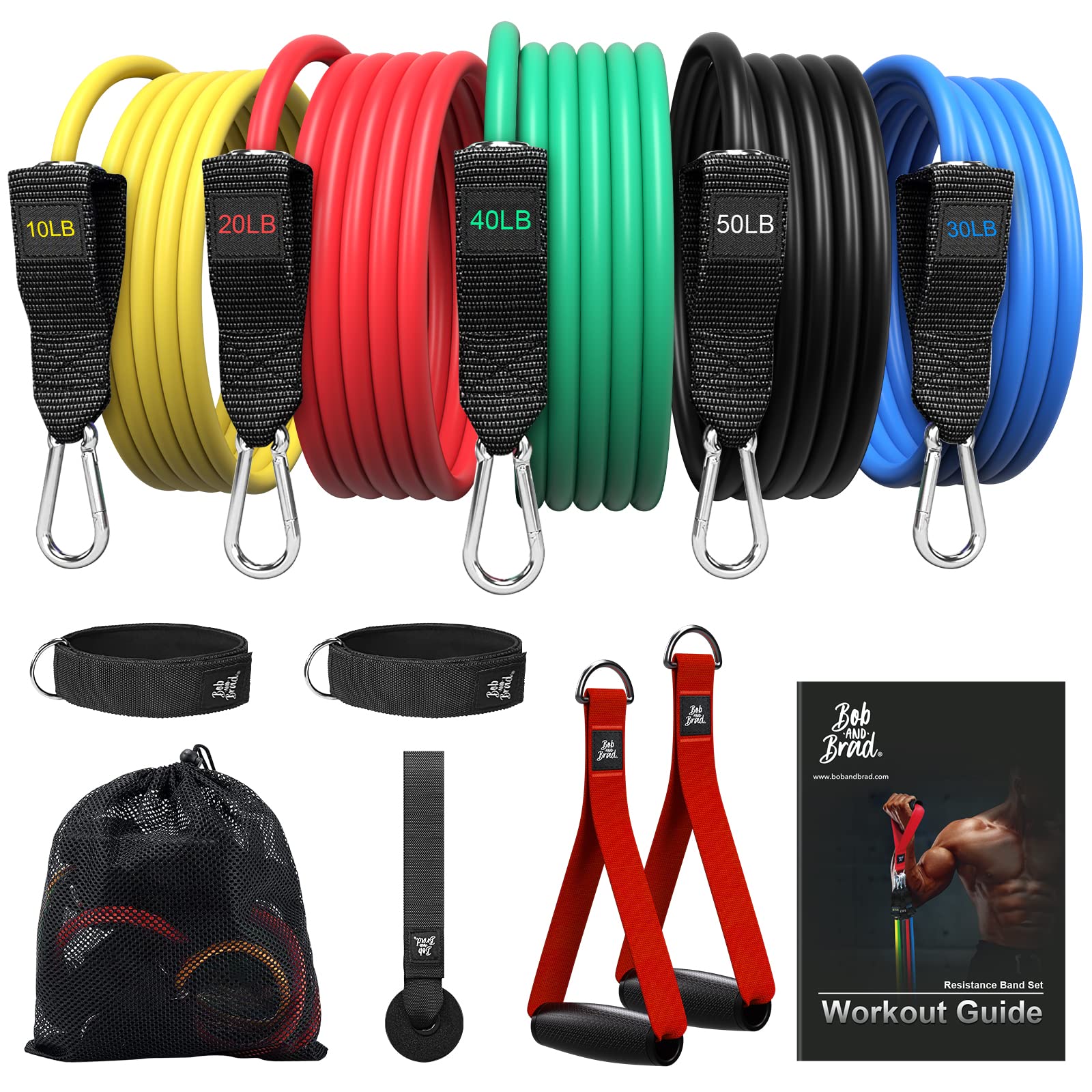 Widerstandsbänder Set, 150lbs (68kg)